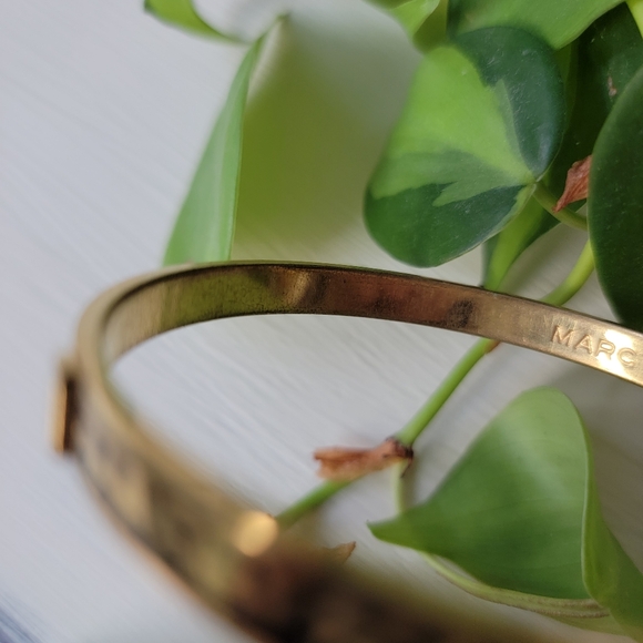 Marc By Marc Jacobs | Black and Gold Bangle Bracelet - Picture 4 of 6